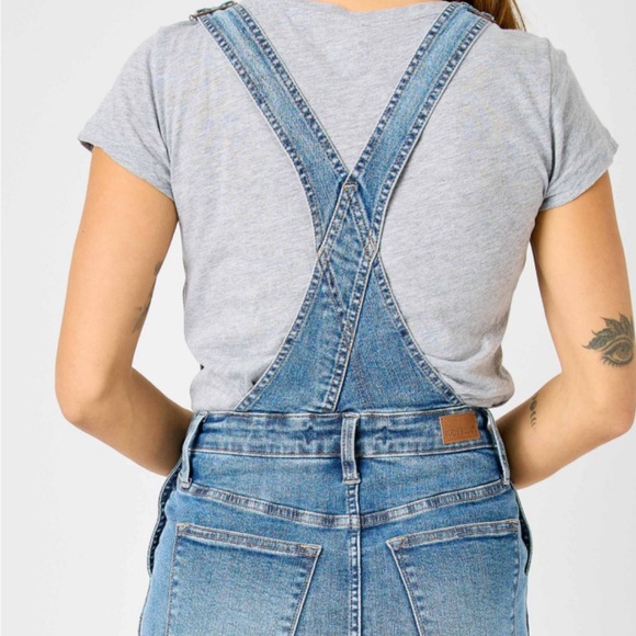 Judy Blue denim overall skirt NWT small - Picture 12 of 15